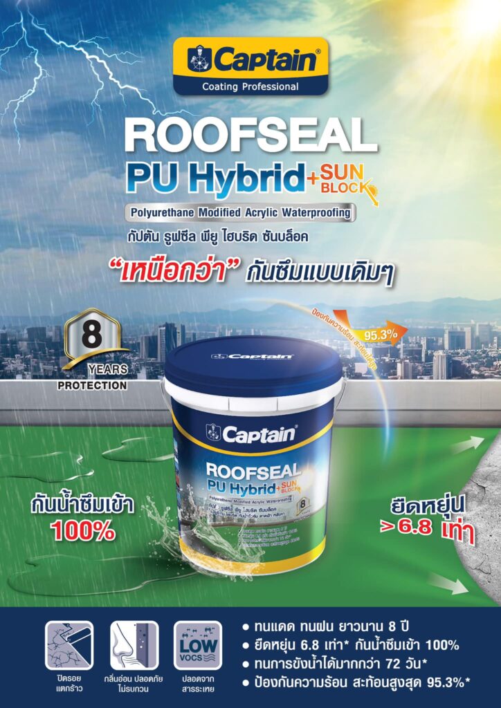 Captain ROOFSEAL PU Hybrid Sunblock