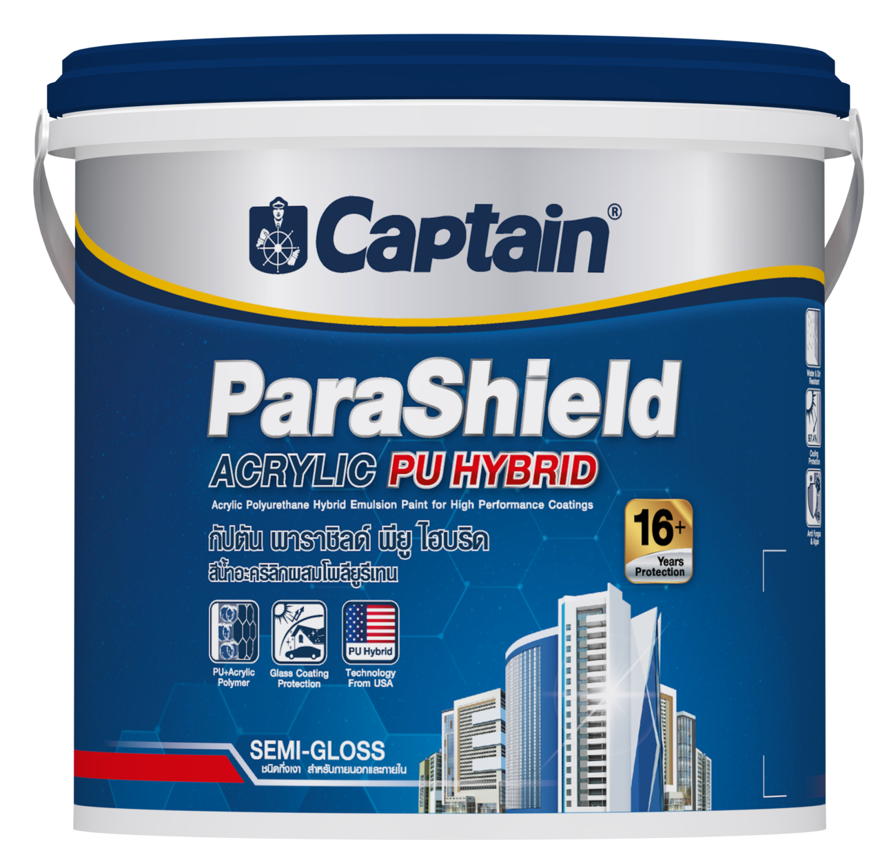 3D-Parashield Pu Hybrid-Semi-Gloss-1GL-F